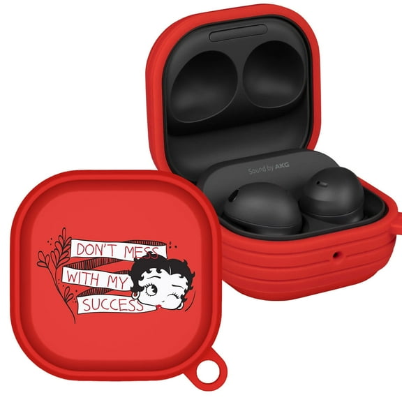 Betty Boop Girl Power HDX Case Cover Compatible with Samsung Galaxy Buds Pro & Buds Live (She's Successful) by Affinity Bands