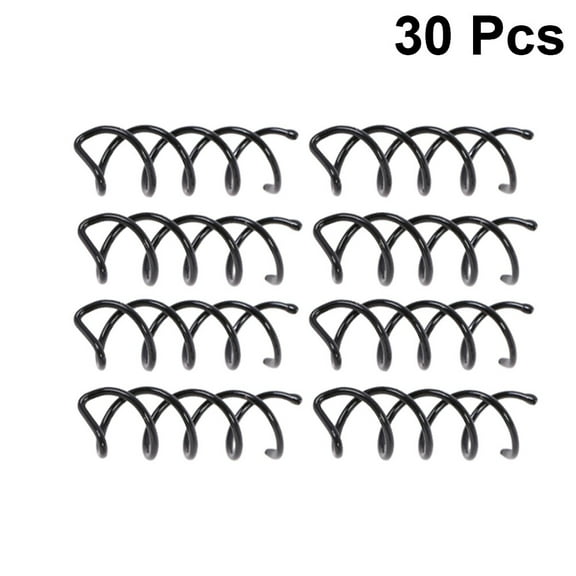 HEMOTON Black Metal Hair Coil Tool for Styling Any Hair Type with Vintage Looks Easy to Use and Clean 30pcs