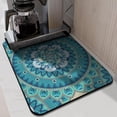 thumbnail image 2 of Washable Rubber Boho Style Vintage Floral Dish Drying Mats for Kitchen Counter Home Large Coffee Bar Pad Accessories and Decor for Utensils Stemware 18''x24'', 2 of 7