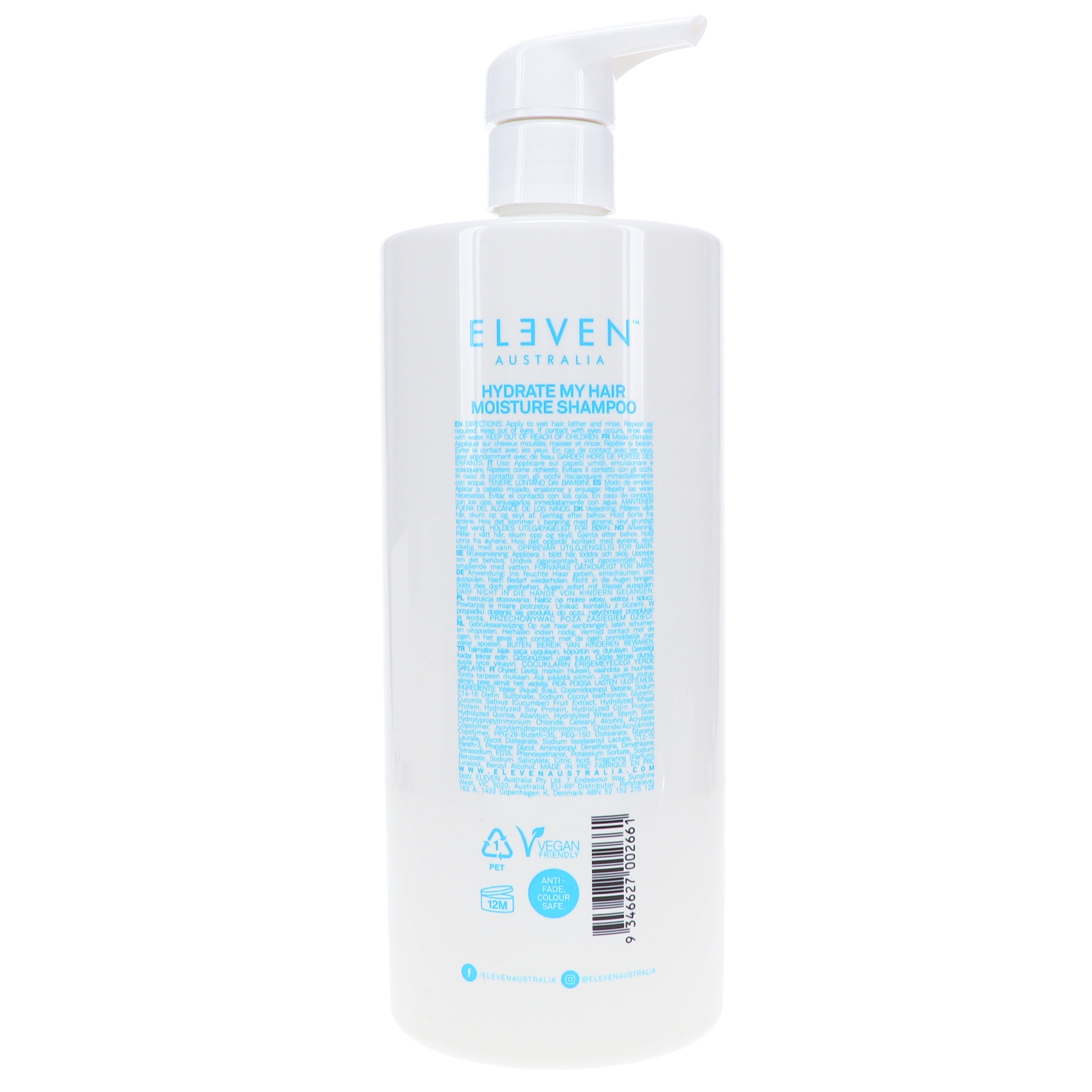 ELEVEN Australia Hydrate My Hair Moisture Shampoo 32.5 oz