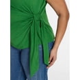 thumbnail image 4 of Terra & Sky Women’s Plus Side Tie Dolman Tee, Size 0X-5X, 4 of 5