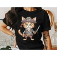 thumbnail image 2 of Funny Ocean Sea Pirate Sailor Cat Kitten Marine Cruise Gift T-Shirt Pirate Cat Kitten Sailor Birthday Holiday Presents Men Women Tshirt, 2 of 10