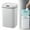 P, variant on 12L Smart Sensor Trash Can With Lid, Automatic Mute Kitchen Garbage Bin For Bedroom, Dorm, Odor Control