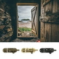 thumbnail image 2 of kurtrusly Door Vintage Chinese Style Replacement Decorative Home Hotel Wardrobe Drawer Bolts Lock Sliding Buckle Hardware Gold 1Set, 2 of 6