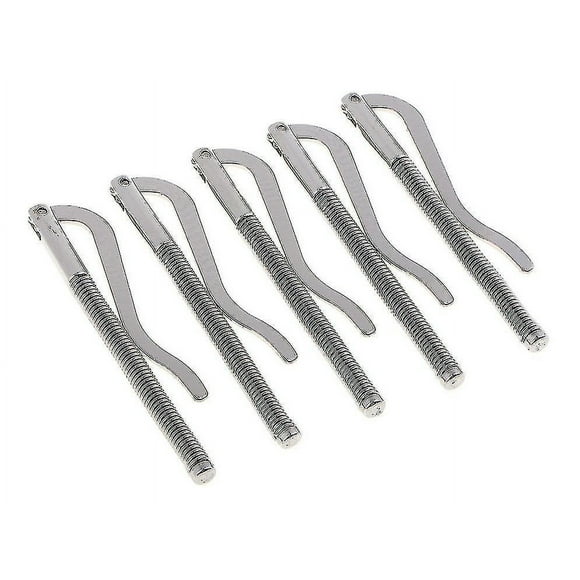 Spring Clip Money Organizer Hardware Spring Money Clip Cheque Holder Gold Money Clip(colour:silver)(5pcs)