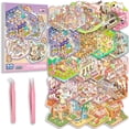 thumbnail image 1 of Sticker Scene Book MHBEW DIY 3D Collecting, juego de 20, más de 1500 pegatinas, 1 of 6