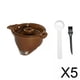 thumbnail image 1 of 5 Soportes De Cesta Para Filtro De Café Molido De Una Sola Porción Para Modelos De Cafeteras, 1 of 8