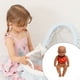 thumbnail image 3 of Vogacara Muñeca de vinilo realista para recién nacidos, escuela, Baby Shower, baño de simulación realista, juguete educativo, regalos de Festival Muñecas y casas de muñecas Tipo 1 Vogacara FN011603-01, 3 of 6