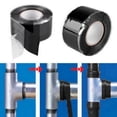 thumbnail image 4 of Waterproof Silicone Performance Repair Adhesive Tape Black Sticker Strong Adhesive Self-fusing Line Tape Black 2 PCS, 4 of 5