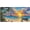 Beach Sunset, variant on South Carolina License Plate Matte Black, 6x12 Aluminum Palmetto State Pride Stealth Decor