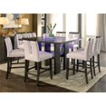 thumbnail image 6 of Bowery Hill Faux Leather White Counter Stool Rectangular Padded 41"H Unassembled, 6 of 6