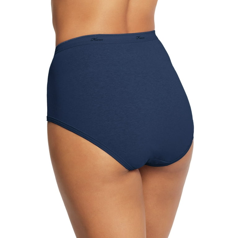 Hanes Women's High-Waisted Brief Underwear Pack, Moisture-Wicking, 6-Pack  Fashion 10