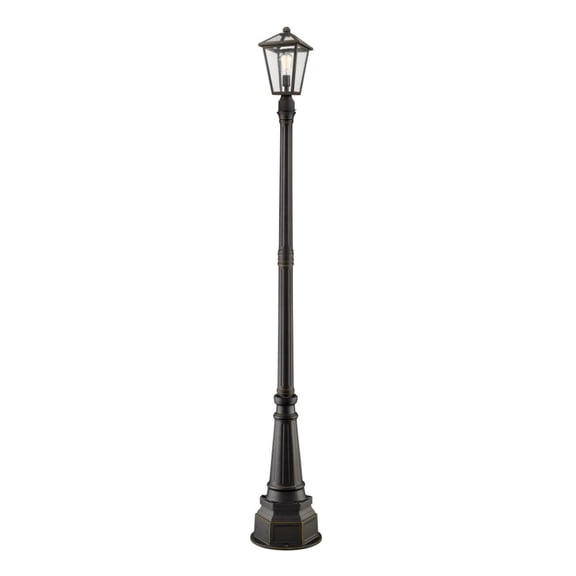 1 Light Outdoor Post Mount Lantern In Traditional Style 14.75 Inches Wide By 96.75 Inches High Z-Lite 579Phmr-564P-Orb