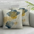 thumbnail image 3 of Nawypu Navy Blue Gray Yellow Pillow Covers Abstract Boho Pillow Covers Geometric Throw Pillow Covers Mid Century Modern Cushions Covers for Couch Sofa, 3 of 5