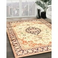 thumbnail image 2 of Ahgly Company Indoor Rectangle Traditional Sunrise Orange Medallion Area Rugs, 5' x 8', 2 of 6