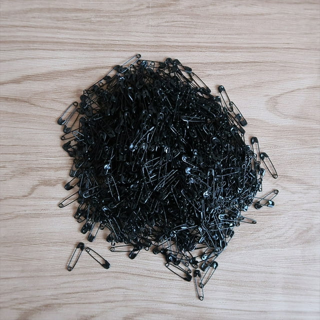 PENIKOKO 2000Pcs Box Safety Pins Sewing Accessories for Needle Set and Hat Brooch Pin with Rustproof Finish