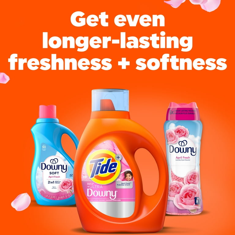 Tide Plus Ultra Downy Liquid Laundry Detergent April Fresh Scent