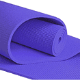 thumbnail image 1 of Yoga Accessories Deluxe 84" Extra Long Non Slip Pilates Mat, Dark Purple, 1 of 3