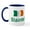 White/Navy Inside, variant on CafePress - Irish Slainte Mug - 11 oz Ceramic Mug - Novelty Coffee Tea Cup