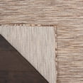 thumbnail image 5 of Nourison Positano Solid Indoor Outdoor Rug Beige 2' x 6', 5 of 11