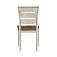 thumbnail image 4 of Farmhouse Reimagined White Ladder Back Side Chair (RTA)-Set of 2, 4 of 8