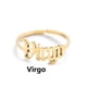 thumbnail image 1 of Xihbxyly Anillo de Acero Inoxidable con Diseño de Doce Letras Inglesas y Deslumbrantes Detalles de Piedras Preciosas. Accesorio Versátil para Uso Diario. Perfecto para Bodas, Fiestas y Compromisos. U, 1 of 3