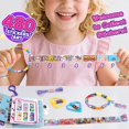 thumbnail image 2 of Juego de pegatinas para pulseras Plunack DIY con libro, 480 piezas, 5 a 8 años, 2 of 7