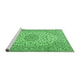 thumbnail image 2 of Ahgly Company Machine Washable Indoor Rectangle Persian Emerald Green Traditional Area Rugs, 3' x 5', 2 of 4