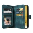 thumbnail image 5 of for Samsung Galaxy S23 Plus Wallet Case, [Card Slots] PU Leather ID Credit Holder Folio Flip Kickstand Magnetic Clasp Phone Cover & Lanyard & Shoulder Strap for Galaxy S23 Plus 6.6 inch, Blue, 5 of 10