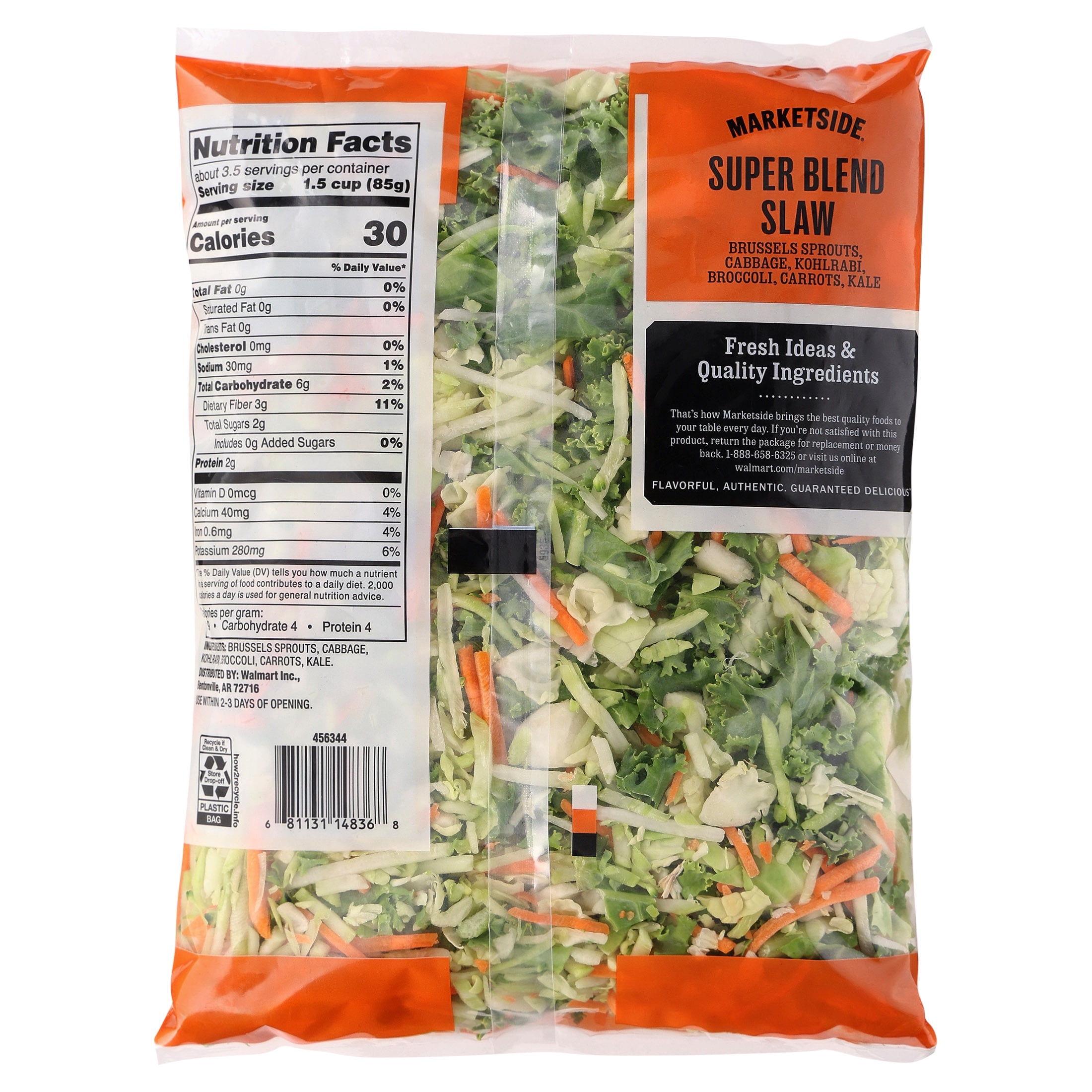 Marketside Super Blend Packaged Salad, 10 oz Bag (Fresh)
