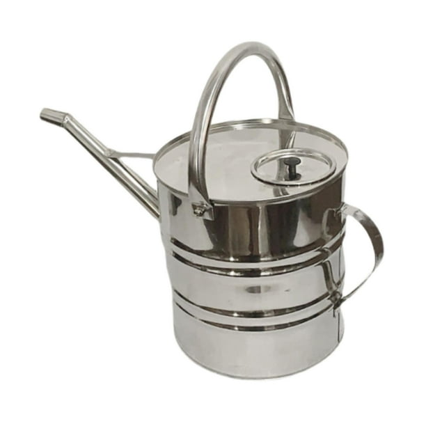 Barril de repostaje portátil de acero inoxidable Barril de aceite para automóvil Resistente al polvo 26 x 24 cm