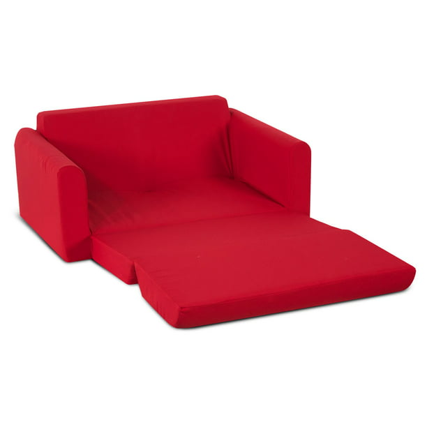 Elite Childrens Red Sofa Sleeper Twin, Children S Sleeper Chair