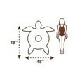 thumbnail image 3 of 48" Green Translucent Sea Turtle Pool Float, Ages 8+, 3 of 8