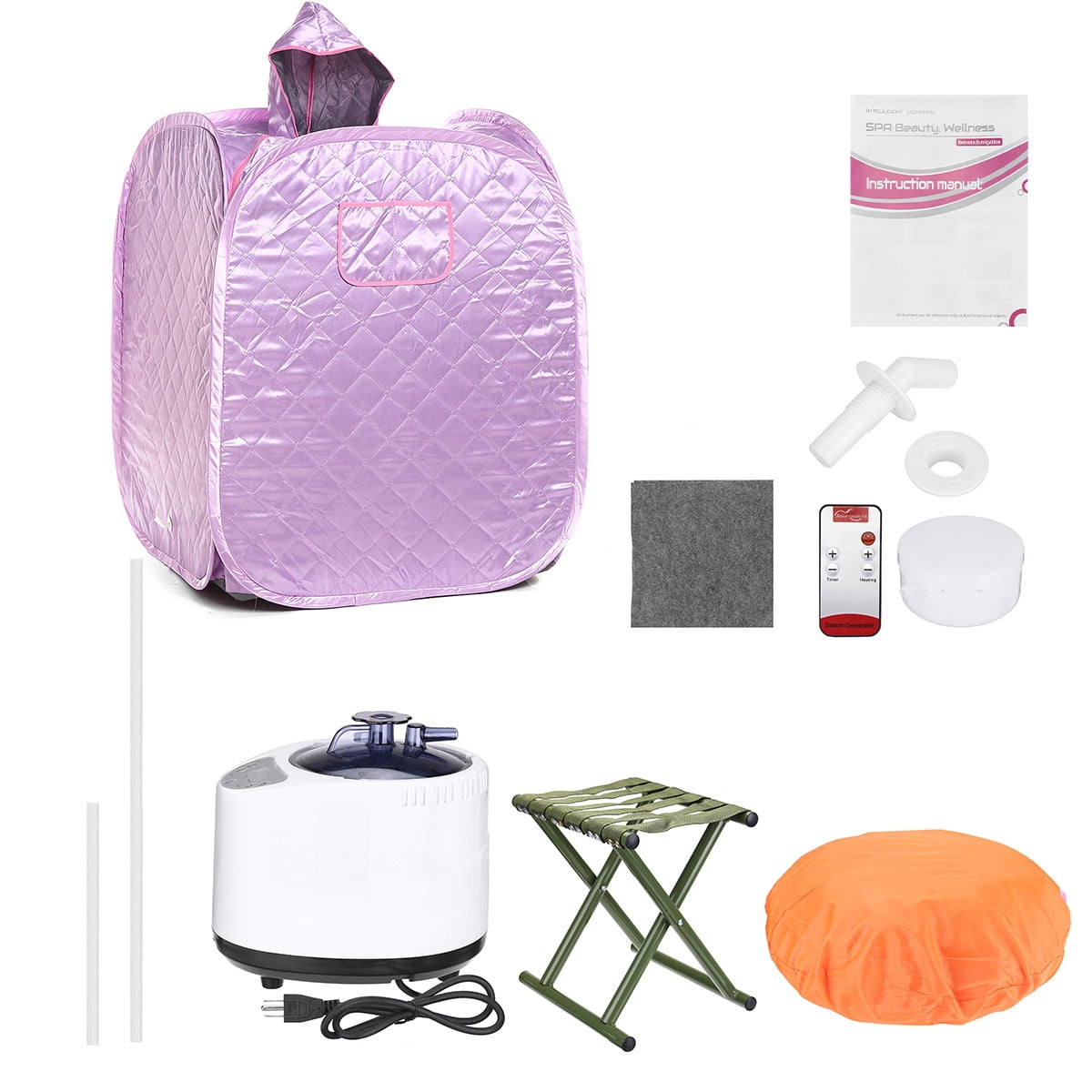 2.2L Portable Sauna,Household Sauna Sweat Steamer Collapsible SPA Sauna