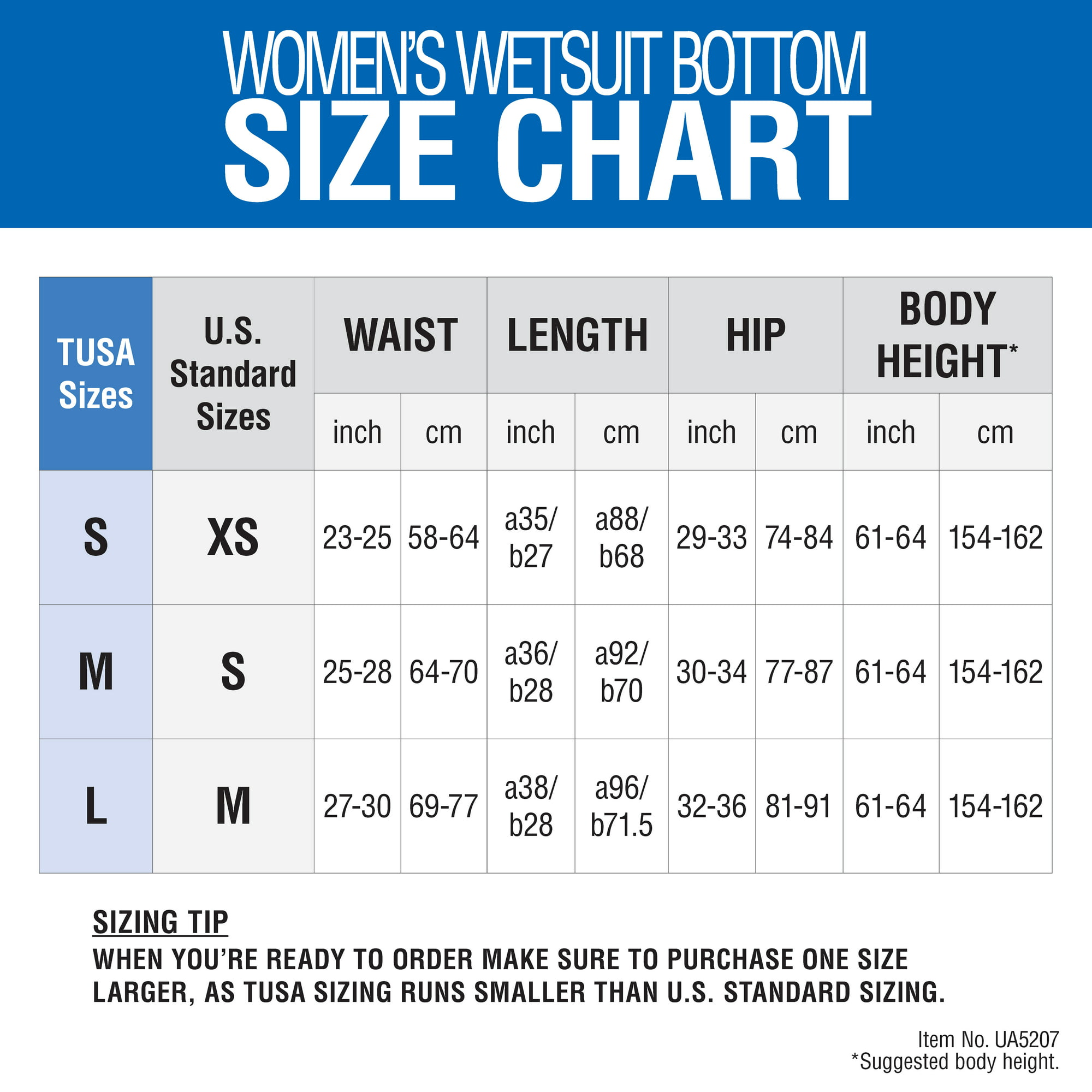 TUSA Sport Womens 2mm Neoprene Wetsuit Pants, Large