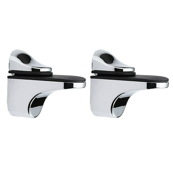 2pcs Adjustable 3-20mm Wood Shelf Bracket Wall Mount glass shelf Glass Shelf Bracket Fish Mouth Glass Clamp