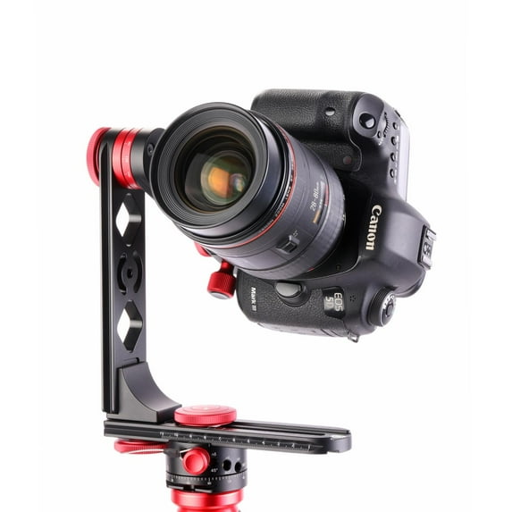 Neewer Gimbal Head Panoramic Head Camera Tripod Head Aluminium Alloy with Arca-Swiss Standard 1/4 inch Quick Release Plate and Carry Bag Max Load 22 Pounds Compatible with Nikon Canon Sony DSLRs