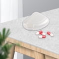 thumbnail image 4 of Mini pastillero, organizador de cubierta deslizante, caja de almacenamiento de medicina multifunción, 1 compartimentos para monedero, bolsillo, viaje, exterior, interior blanco Yuyangstore Funda de tableta, 4 of 7
