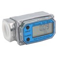 thumbnail image 2 of Medidor de flujo de turbina digital azul para medición de gasolina con bomba de combustible LLW-25 DC2.3-3.3V, 2 of 12