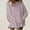 Purple, variant on AXXD Womens Tops Casual Black Basic Summer 2024 Loose Fitting Hoodie Solid Color Hoodie Long Sleeved Jacket Top