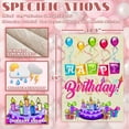 thumbnail image 4 of Happy Birthday Garden Flag Vertical Double Sided Birthday Yard Flag for Party Celebration 12 X 18 Birthday Banner, 4 of 5