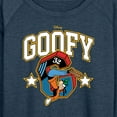 thumbnail image 3 of Disney - Goofy Collegiate - Women's Lightweight French Terry Long Sleeve Shirt, 3 of 5