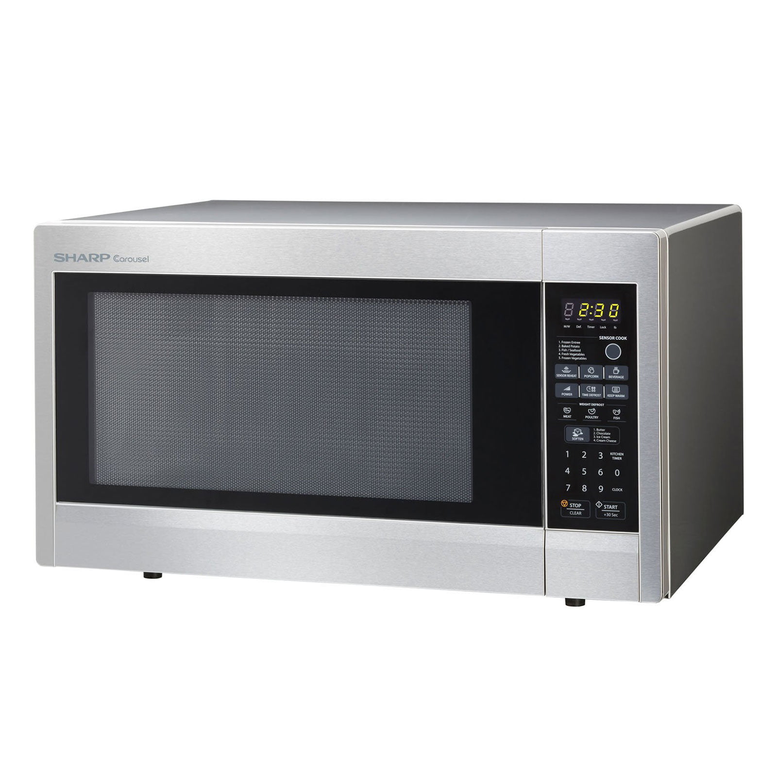 Sharp 1200 Watt Carousel Countertop Microwave Oven (Refurbished