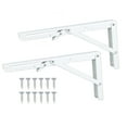 thumbnail image 3 of Pliant Support Triangulaire, 2pcs 2 Charnières Pliable Partition Étagère Support Charnière Pliable Efficacité Maximisée, 3 of 14
