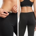thumbnail image 3 of Fishers Finery Women's Bootleg Yoga Pant; Back Pockets; Cotton & Modal Blend (Black, L), 3 of 6
