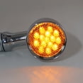 thumbnail image 3 of 2Pcs Moto Clignotants Lampe Frein Lumière Vintage Calandre Modification Accessoire, 3 of 7