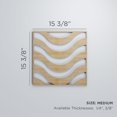 thumbnail image 3 of Ekena Millwork 15 3/8"W x 15 3/8"H x 1/4"T Medium Parker Decorative Fretwork Wood Wall Panels, Red Oak, 3 of 18