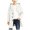 White-130, variant on Boys' Hooded Trench Coat Mid-Length Coat Woolen Solid Color Single- Jacket White 7 Y-8 Y
