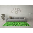 thumbnail image 3 of Ahgly Company Indoor Rectangle Abstract Green Modern Area Rugs, 7' x 9', 3 of 4