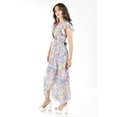 thumbnail image 2 of Vestido envolvente multicolor Roman Fashion /Juvenil, 3838 (Rosa multicolor) rosa G, 2 of 5